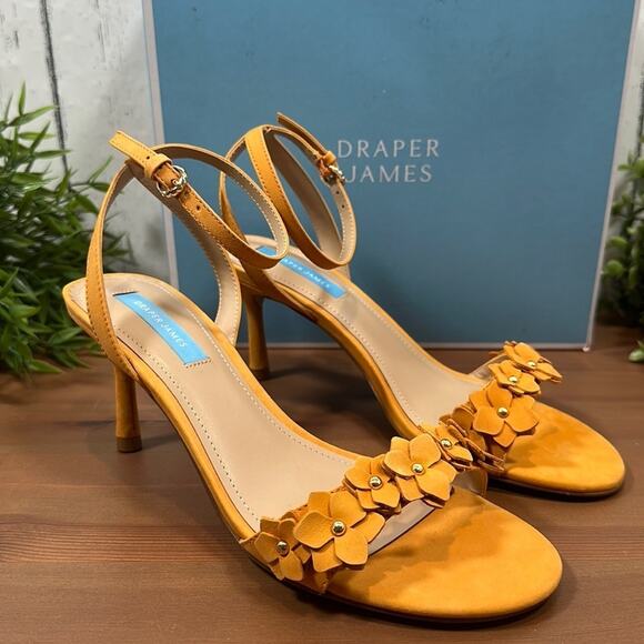 Draper James Alice Floral Heeled Sandals Size 7.5 - Picture 2 of 11